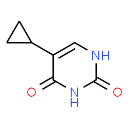 ChemSpider 2D Image | 5-Cyclopropyluracil | C7H8N2O2