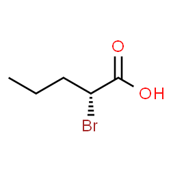 ChemSpider 2D Image | (2R)-2-Bromopentanoic acid | C5H9BrO2