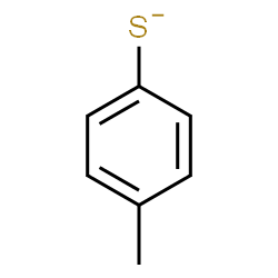 ChemSpider 2D Image | 4-Methylbenzenethiolate | C7H7S