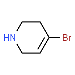 ChemSpider 2D Image | 4-Bromo-1,2,3,6-tetrahydropyridine | C5H8BrN