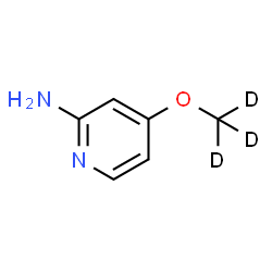 ChemSpider 2D Image | 4-[(~2~H_3_)Methyloxy]-2-pyridinamine | C6H5D3N2O