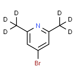 ChemSpider 2D Image | 4-Bromo-2,6-bis[(~2~H_3_)methyl]pyridine | C7H2D6BrN