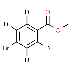 ChemSpider 2D Image | Methyl 4-bromo(~2~H_4_)benzoate | C8H3D4BrO2