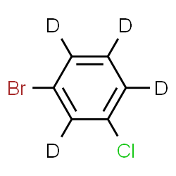 ChemSpider 2D Image | 1-Bromo-3-chloro(~2~H_4_)benzene | C6D4BrCl