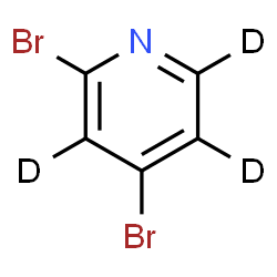 ChemSpider 2D Image | 2,4-Dibromo(~2~H_3_)pyridine | C5D3Br2N