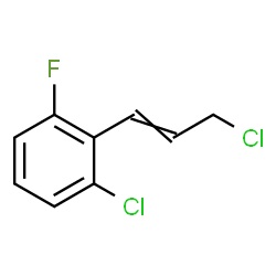 ChemSpider 2D Image | 1-Chloro-2-(3-chloro-1-propen-1-yl)-3-fluorobenzene | C9H7Cl2F