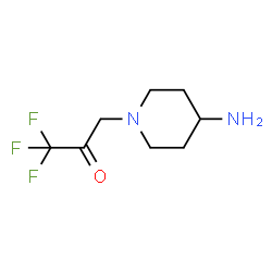 ChemSpider 2D Image | 3-(4-Amino-1-piperidinyl)-1,1,1-trifluoroacetone | C8H13F3N2O