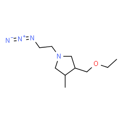 ChemSpider 2D Image | 1-(2-Azidoethyl)-3-(ethoxymethyl)-4-methylpyrrolidine | C10H20N4O