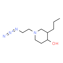 ChemSpider 2D Image | 1-(2-Azidoethyl)-3-propyl-4-piperidinol | C10H20N4O