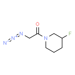 ChemSpider 2D Image | 2-Azido-1-(3-fluoro-1-piperidinyl)ethanone | C7H11FN4O