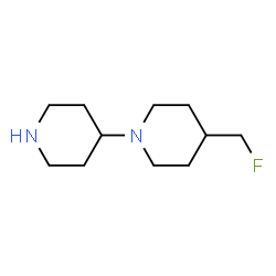 ChemSpider 2D Image | 4-(Fluoromethyl)-1,4'-bipiperidine | C11H21FN2