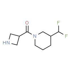 ChemSpider 2D Image | 3-Azetidinyl[3-(difluoromethyl)-1-piperidinyl]methanone | C10H16F2N2O