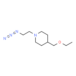 ChemSpider 2D Image | 1-(2-Azidoethyl)-4-(ethoxymethyl)piperidine | C10H20N4O