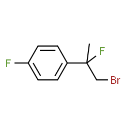 ChemSpider 2D Image | 1-(1-Bromo-2-fluoro-2-propanyl)-4-fluorobenzene | C9H9BrF2