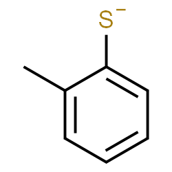 ChemSpider 2D Image | 2-Methylbenzenethiolate | C7H7S