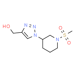 ChemSpider 2D Image | {1-[1-(Methylsulfonyl)-3-piperidinyl]-1H-1,2,3-triazol-4-yl}methanol | C9H16N4O3S