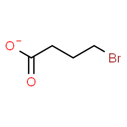 ChemSpider 2D Image | 4-Bromobutanoate | C4H6BrO2