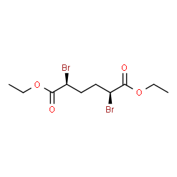 ChemSpider 2D Image | Diethyl (2S,5S)-2,5-dibromohexanedioate | C10H16Br2O4