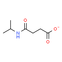 ChemSpider 2D Image | 4-(Isopropylamino)-4-oxobutanoate | C7H12NO3