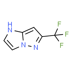 ChemSpider 2D Image | 6-(Trifluoromethyl)-1H-imidazo[1,2-b]pyrazole | C6H4F3N3