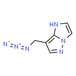 ChemSpider 2D Image | 7-(Azidomethyl)-1H-imidazo[1,2-b]pyrazole | C6H6N6