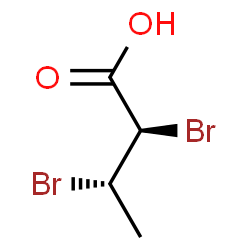 ChemSpider 2D Image | (2R,3S)-2,3-Dibromobutanoic acid | C4H6Br2O2