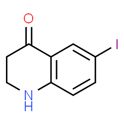 ChemSpider 2D Image | 2,3-Dihydro-6-iodo-4(1H)-quinolinone | C9H8INO