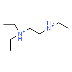ChemSpider 2D Image | N,N,N'-Triethyl-1,2-ethanediaminium | C8H22N2