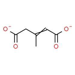 ChemSpider 2D Image | 3-Methyl-2-pentenedioate | C6H6O4