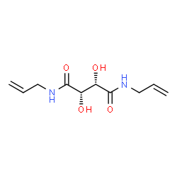 ChemSpider 2D Image | (-)-N,N'-Diallyl-D-tartramide | C10H16N2O4