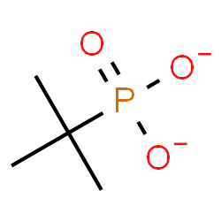 ChemSpider 2D Image | tert-butylphosphonate | C4H9O3P