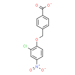 ChemSpider 2D Image | 4-[(2-Chloro-4-nitrophenoxy)methyl]benzoate | C14H9ClNO5