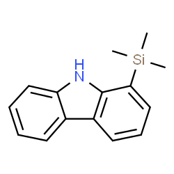 ChemSpider 2D Image | 1-(Trimethylsilyl)carbazole | C15H17NSi