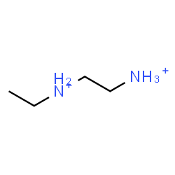 ChemSpider 2D Image | N-Ethyl-1,2-ethanediaminium | C4H14N2