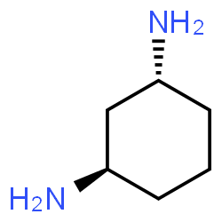ChemSpider 2D Image | trans-1,3-diaminocyclohexane | C6H14N2
