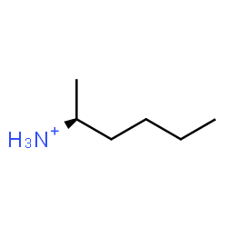 ChemSpider 2D Image | (2S)-2-Hexanaminium | C6H16N