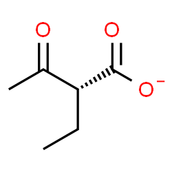 ChemSpider 2D Image | (2R)-2-Ethyl-3-oxobutanoate | C6H9O3