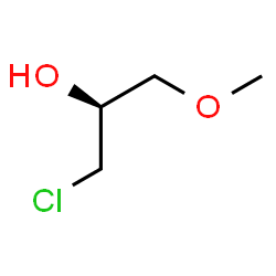 ChemSpider 2D Image | (2S)-1-Chloro-3-methoxy-2-propanol | C4H9ClO2