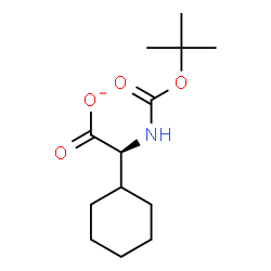 ChemSpider 2D Image | (2S)-Cyclohexyl({[(2-methyl-2-propanyl)oxy]carbonyl}amino)acetate | C13H22NO4