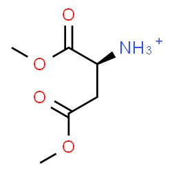 ChemSpider 2D Image | (2S)-1,4-Dimethoxy-1,4-dioxo-2-butanaminium | C6H12NO4