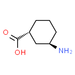 ChemSpider 2D Image | trans-3-Aminocyclohexanecarboxylic acid | C7H13NO2