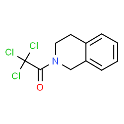 ChemSpider 2D Image | 2,2,2-Trichloro-1-(3,4-dihydro-2(1H)-isoquinolinyl)ethanone | C11H10Cl3NO