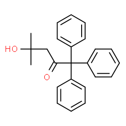 ChemSpider 2D Image | 1,1,1-Triphenyl-4-hydroxy-4-methyl-2-pentanone | C24H24O2