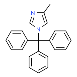 ChemSpider 2D Image | 4-Methyl-1-trityl-1H-imidazole | C23H20N2