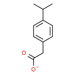 ChemSpider 2D Image | (4-Isopropylphenyl)acetate | C11H13O2