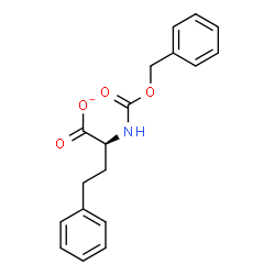 ChemSpider 2D Image | (2S)-2-{[(Benzyloxy)carbonyl]amino}-4-phenylbutanoate | C18H18NO4