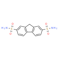 ChemSpider 2D Image | 9H-Fluorene-2,7-disulfonamide | C13H12N2O4S2