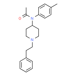 ChemSpider 2D Image | N-(4-Methylphenyl)-N-[1-(2-phenylethyl)-4-piperidinyl]acetamide | C22H28N2O