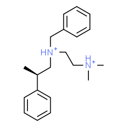 ChemSpider 2D Image | N-Benzyl-N',N'-dimethyl-N-[(2R)-2-phenylpropyl]-1,2-ethanediaminium | C20H30N2