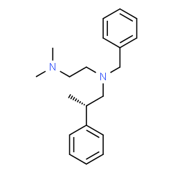 ChemSpider 2D Image | N-Benzyl-N',N'-dimethyl-N-[(2S)-2-phenylpropyl]-1,2-ethanediamine | C20H28N2